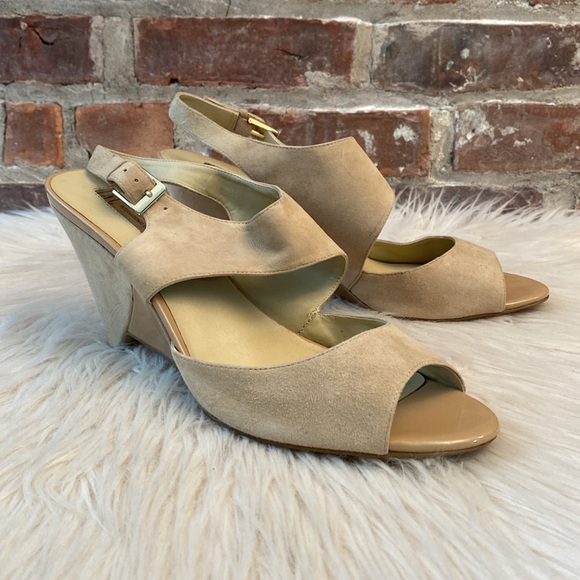 INC Fama Wedge Suede Sandals, Size 11 - Picture 5 of 17